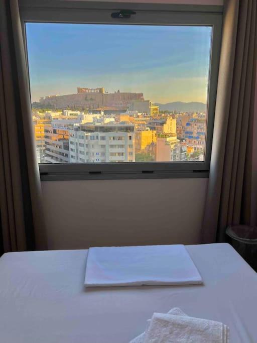 Luxury Studio With Unique View Of The Acropolis Aten Exteriör bild